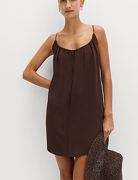 Tailored Striped Longline Waistcoat