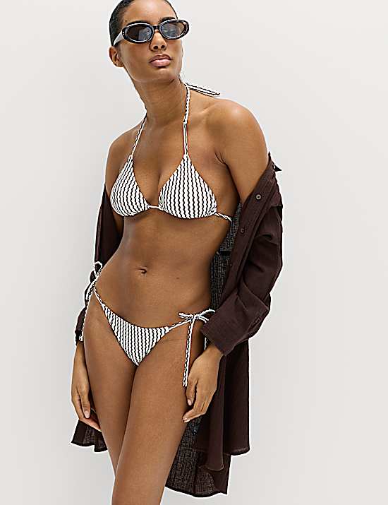 Tailored Striped Longline Waistcoat