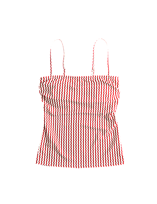 Tailored Striped Longline Waistcoat