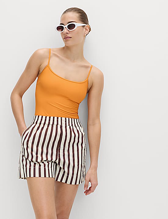 Tailored Striped Longline Waistcoat