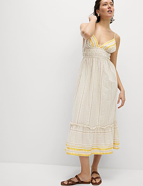 Tailored Striped Longline Waistcoat