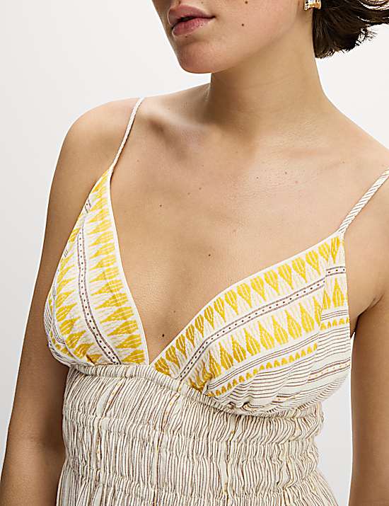 Tailored Striped Longline Waistcoat