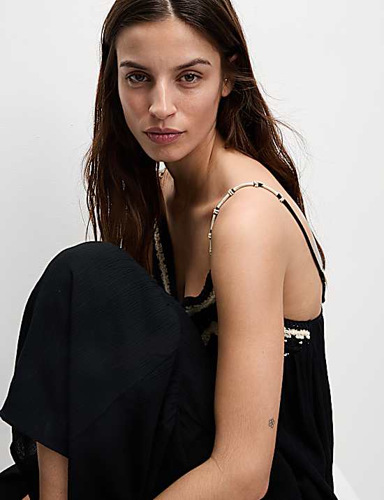 Tailored Striped Longline Waistcoat
