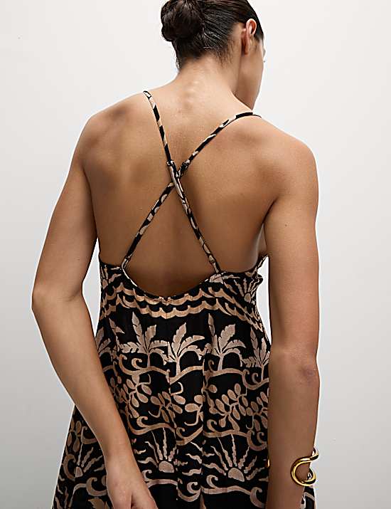 Tailored Striped Longline Waistcoat