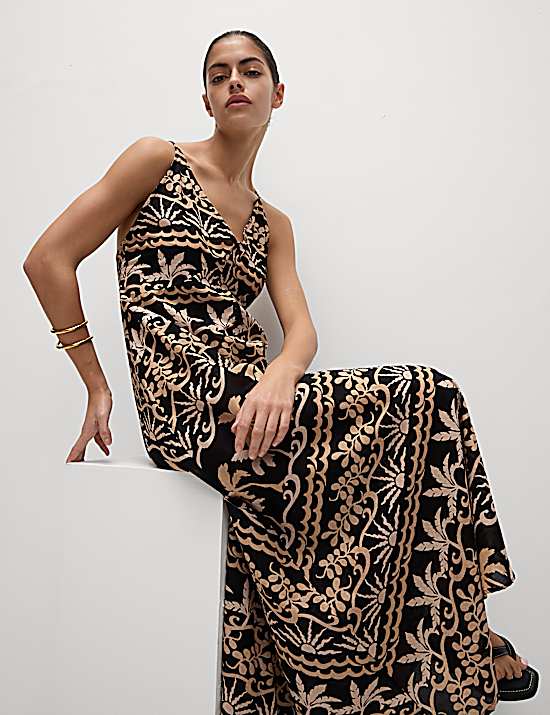 Tailored Striped Longline Waistcoat