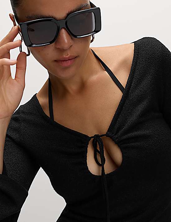 Tailored Striped Longline Waistcoat