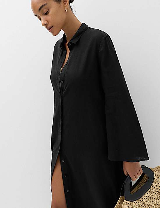 Tailored Striped Longline Waistcoat
