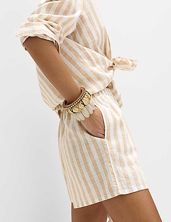 Tailored Striped Longline Waistcoat