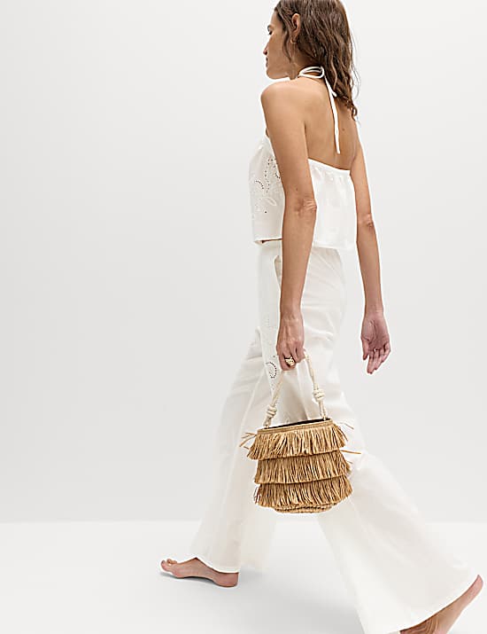 Tailored Striped Longline Waistcoat