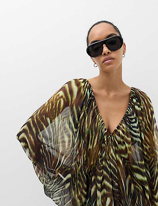 Tailored Striped Longline Waistcoat