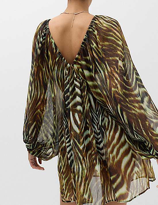 Tailored Striped Longline Waistcoat