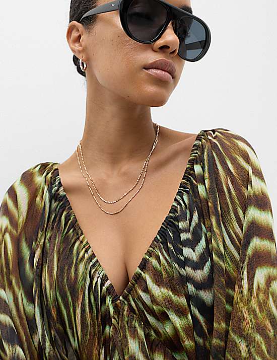 Tailored Striped Longline Waistcoat