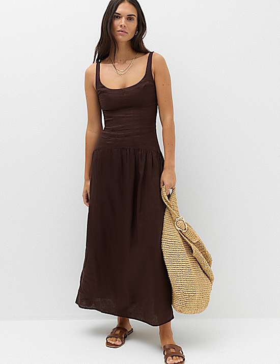 Tailored Striped Longline Waistcoat
