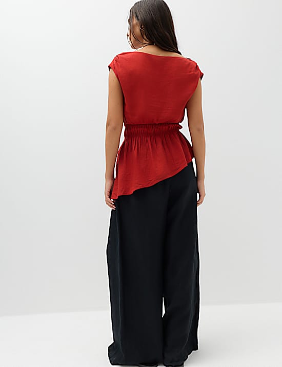 Tailored Striped Longline Waistcoat