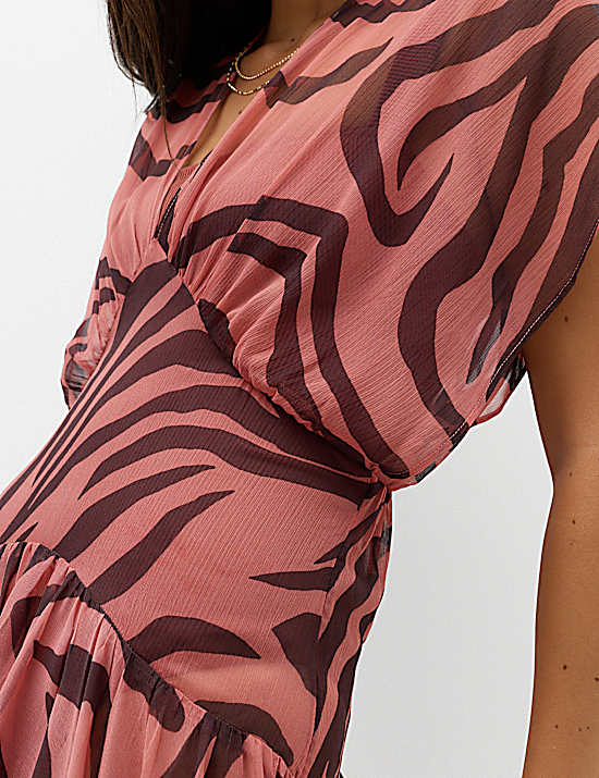 Tailored Striped Longline Waistcoat