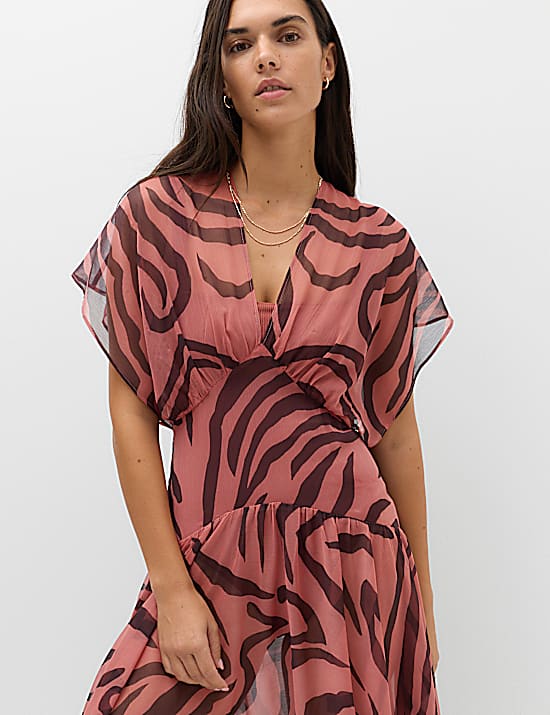 Tailored Striped Longline Waistcoat