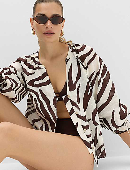 Tailored Striped Longline Waistcoat