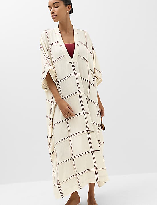 Tailored Striped Longline Waistcoat
