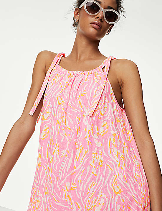 Tailored Striped Longline Waistcoat
