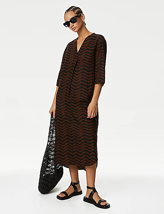 Tailored Striped Longline Waistcoat