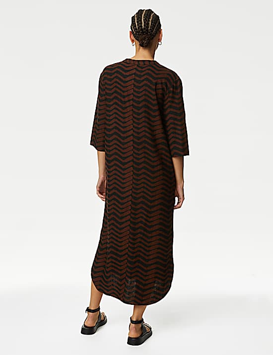 Tailored Striped Longline Waistcoat