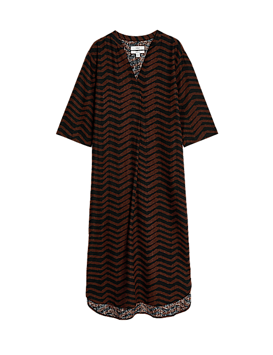 Tailored Striped Longline Waistcoat