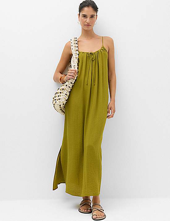 Tailored Striped Longline Waistcoat