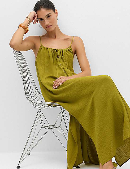 Tailored Striped Longline Waistcoat