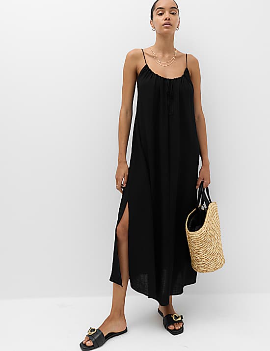 Tailored Striped Longline Waistcoat