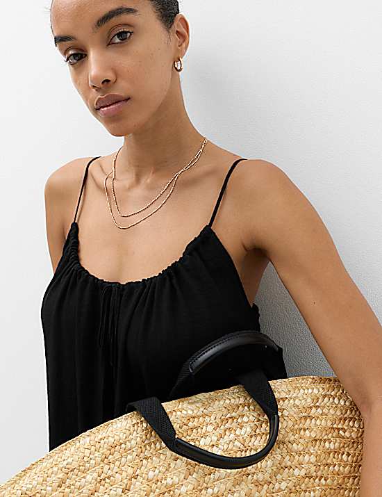 Tailored Striped Longline Waistcoat