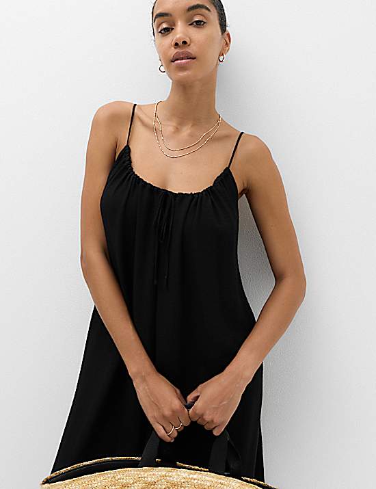 Tailored Striped Longline Waistcoat