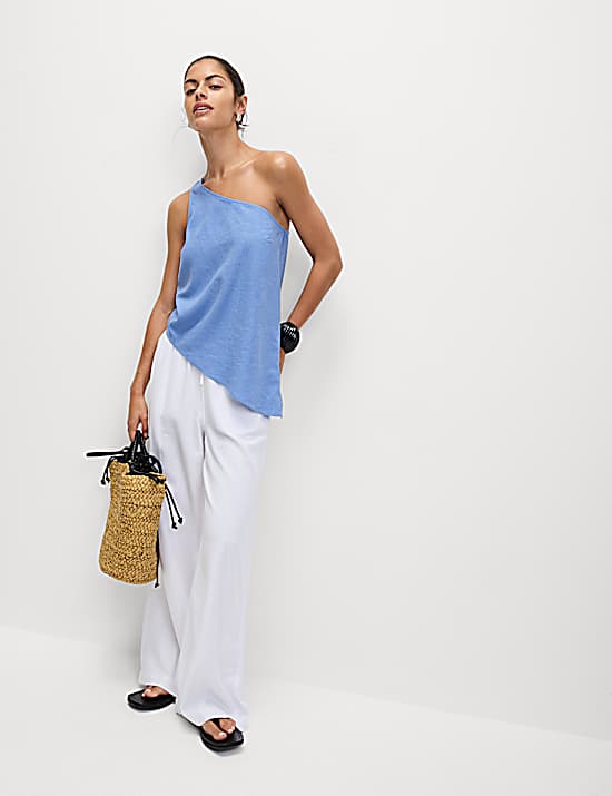 Tailored Striped Longline Waistcoat