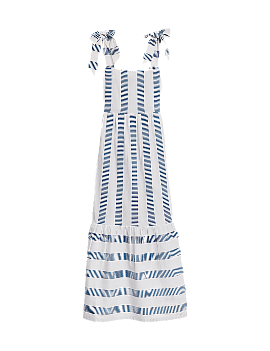 Tailored Striped Longline Waistcoat