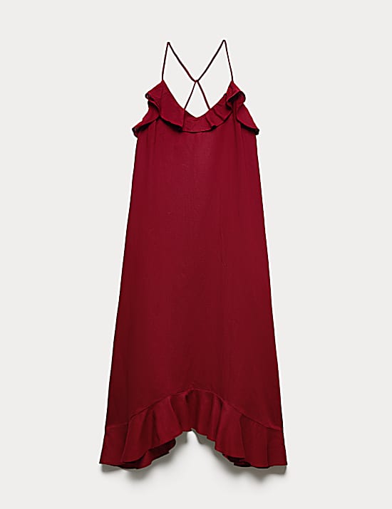 Tailored Striped Longline Waistcoat