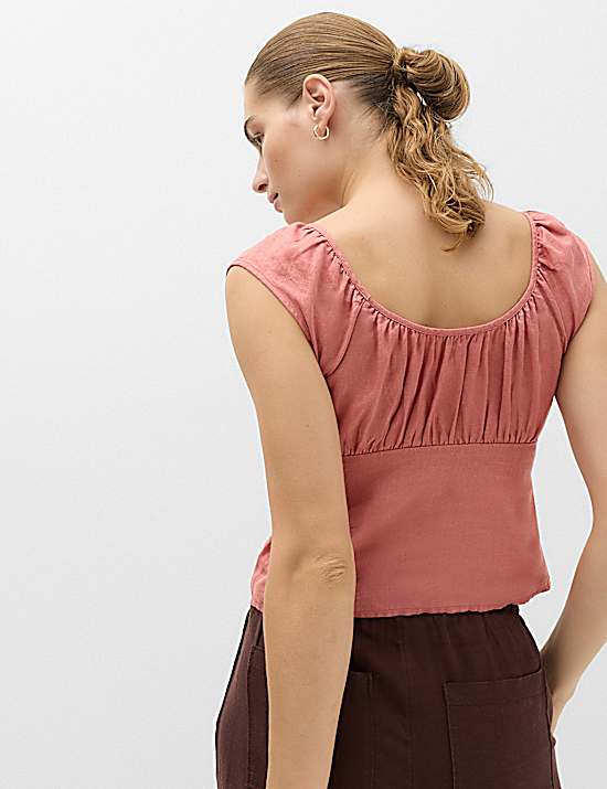 Tailored Striped Longline Waistcoat