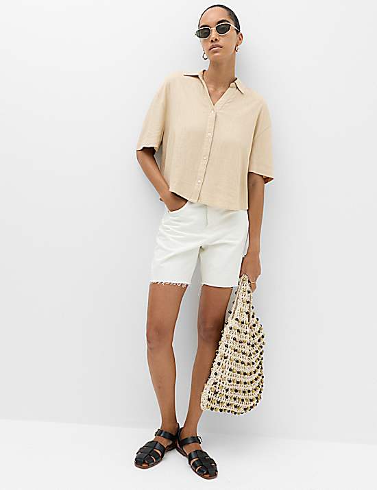 Tailored Striped Longline Waistcoat