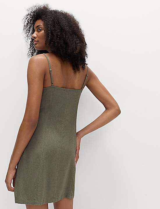 Tailored Striped Longline Waistcoat