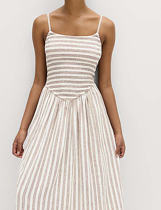 Tailored Striped Longline Waistcoat