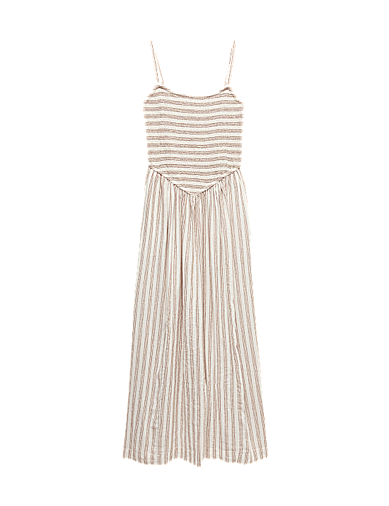 Tailored Striped Longline Waistcoat