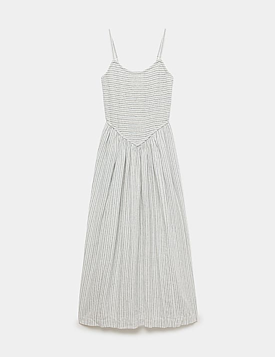 Tailored Striped Longline Waistcoat