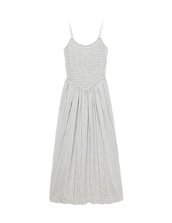 Tailored Striped Longline Waistcoat
