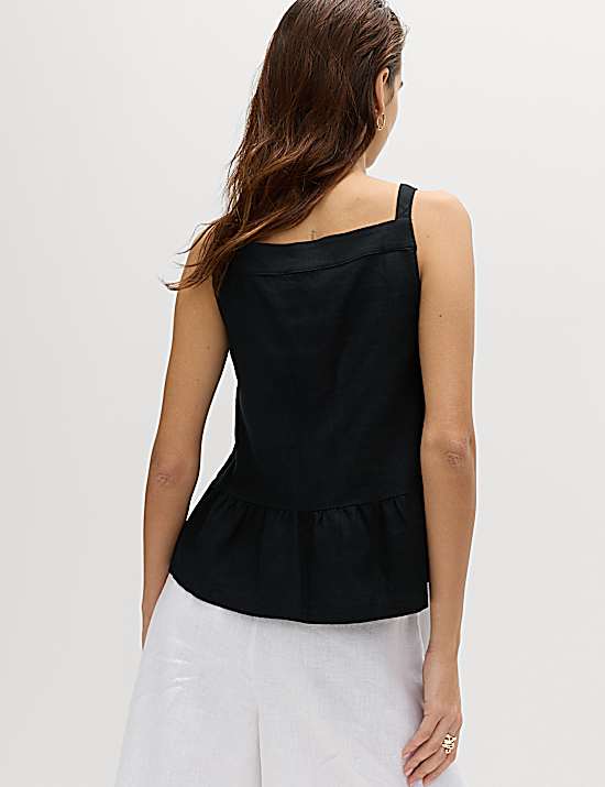 Tailored Striped Longline Waistcoat