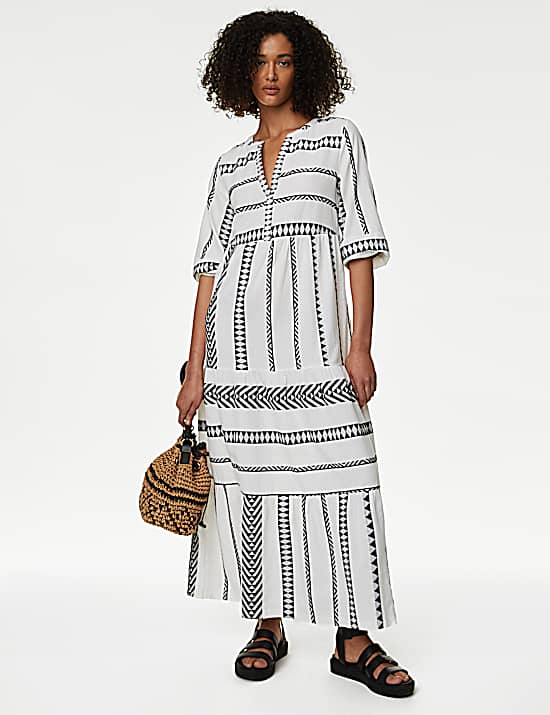 Tailored Striped Longline Waistcoat