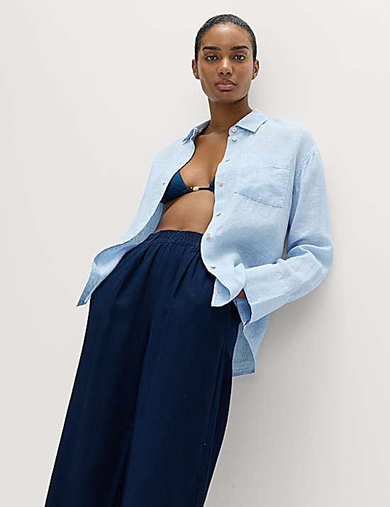 Tailored Striped Longline Waistcoat