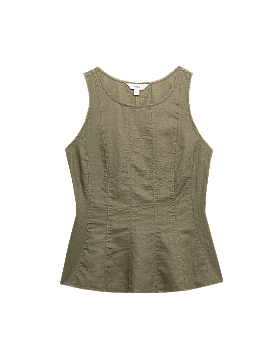 Tailored Striped Longline Waistcoat