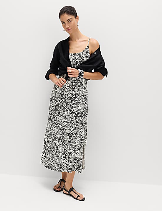 Tailored Striped Longline Waistcoat