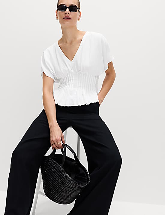 Tailored Striped Longline Waistcoat