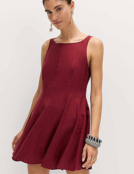 Tailored Striped Longline Waistcoat