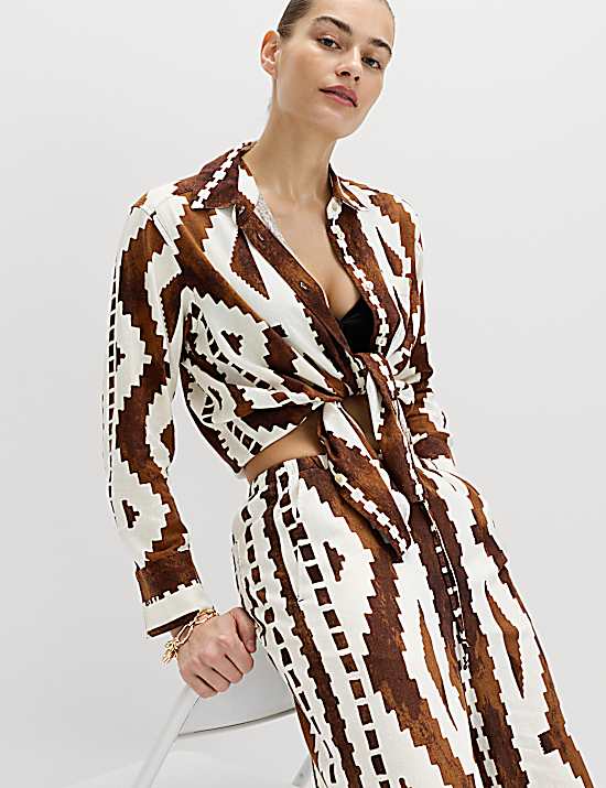 Tailored Striped Longline Waistcoat