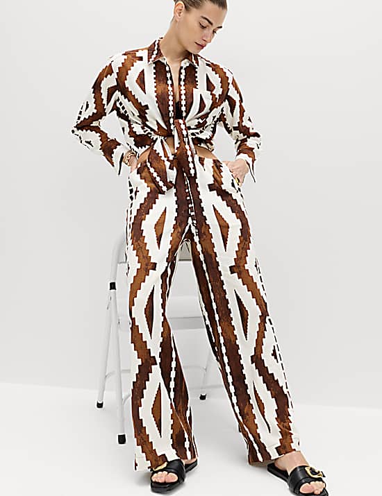 Tailored Striped Longline Waistcoat